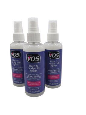 Alberto VO5 Hair & Scalp Oil Spray with Marula Oil Zero Frizz Technology 3 Set